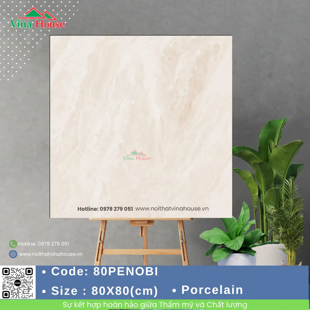 Gạch 80x80 Ấn Độ 80PENOBI Bóng