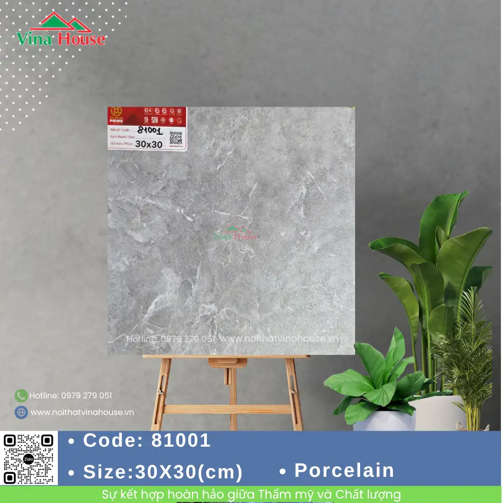 Gạch 30x30 Prime 81001 Matt