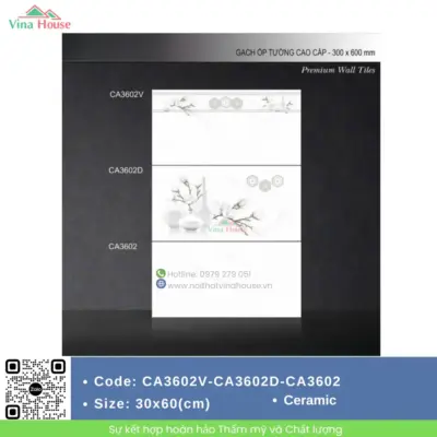 Gạch 30×60 TTC CA3602V-CA3602D-CA3602