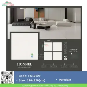Gạch ốp lát 120x120 Trung Quốc FS12020