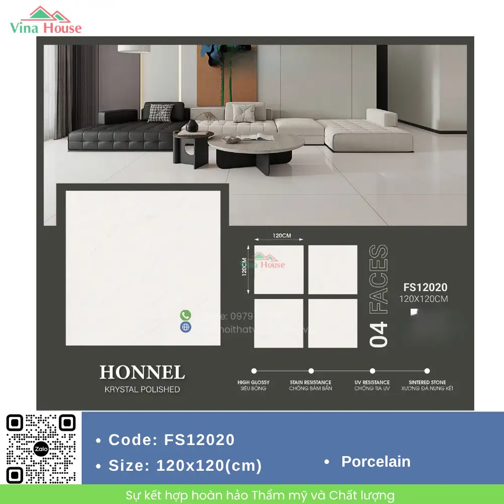 Gạch ốp lát 120x120 Trung Quốc FS12020
