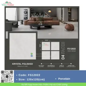 Gạch ốp lát 120x120 Trung Quốc FS12022