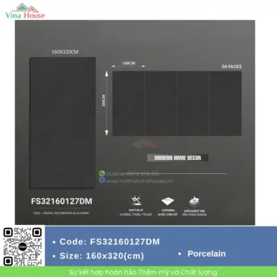 Gạch 160×320 Trung Quốc FS32160127DM Matt