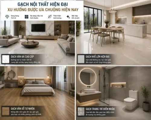 Gạch Nội Thất Hiện Đại – Xu Hướng Được Ưa Chuộng Hiện Nay