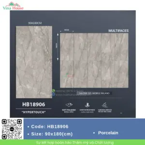 Gạch ốp lát 90X180 Trung Quốc HB18906 matt