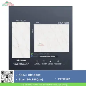 Gạch ốp lát 90X180 Trung Quốc HB18909 matt