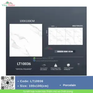 Gạch 100X100 Trung Quốc LT10036 bóng