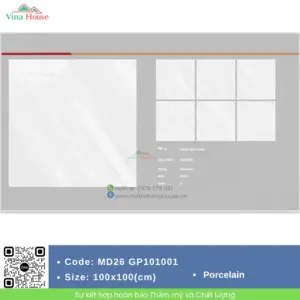 Gạch ốp lát 100X100 Viglacera MD26 GP101001