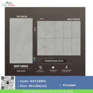 Gạch ốp lát 90X180 Trung Quốc NAT18903 matt