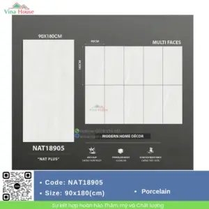 Gạch ốp lát 90X180 Trung Quốc NAT18905 matt