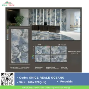Gạch 160x320 Trung Quốc ONICE REALE OCEANO