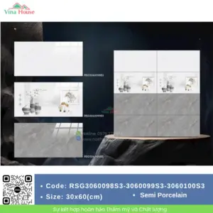 Gạch 30x60 CMC RSG3060098S3-RSG3060099S3-RSG3060100S3