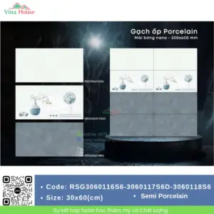 Gạch 30x60 CMC RSG3060116S6 - RSG3060117S6D - RSG3060118S6D