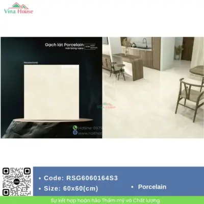 Gạch 60×60 CMC RSG6060164S3 Bóng