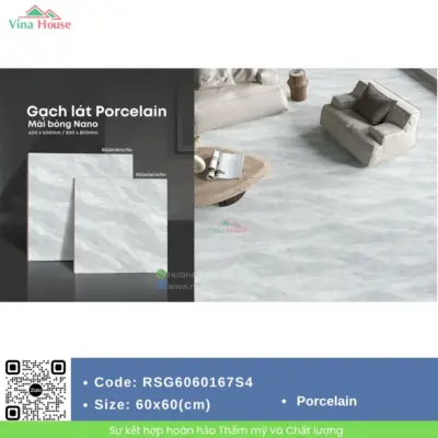 Gạch 60×60 CMC RSG6060167S4 Bóng