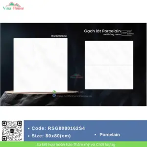 Gạch 80x80 CMC RSG8080162S4 Bóng Sang Trọng