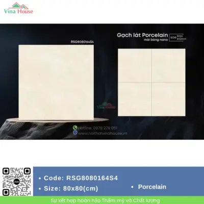 Gạch 80×80 CMC RSG8080164S4 Bóng