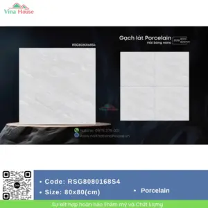Gạch 80x80 CMC RSG8080168S4 Bóng