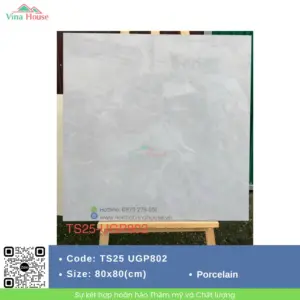 Gạch ốp lát 80x80 Viglacera TS25 UGP802 Bóng