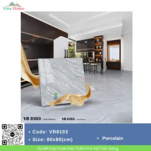 Gạch 80x80 SCT VR8103 Bóng Sang Trọng