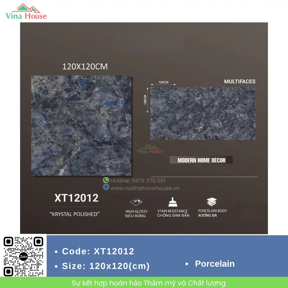 Gạch ốp lát 120x120 Trung Quốc XT12012 Gạch ốp lát 120x120 Trung Quốc XT12012