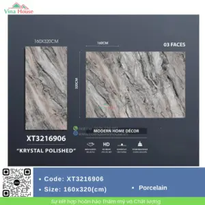 Gạch 160x320 Trung Quốc XT3216906 Bóng
