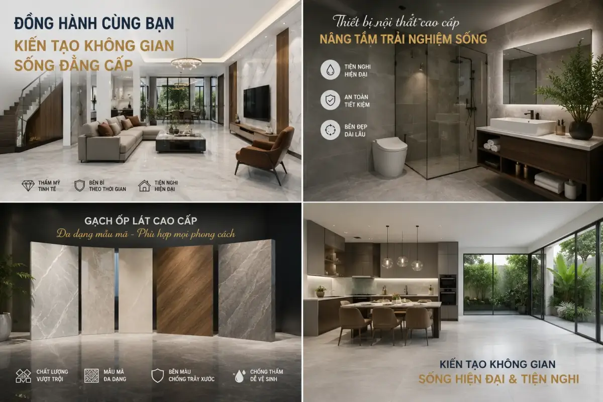 Đồng Hành Cùng Bạn Kiến Tạo Không Gian Sống Đẳng Cấp