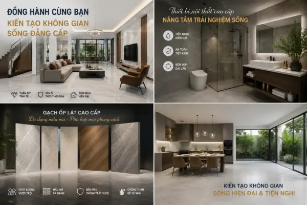 Đồng Hành Cùng Bạn Kiến Tạo Không Gian Sống Đẳng Cấp