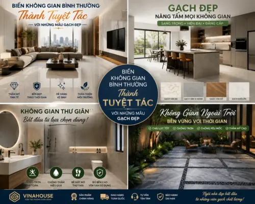Biến Không Gian Bình Thường Thành Tuyệt Tác Với Những Mẫu Gạch Đẹp