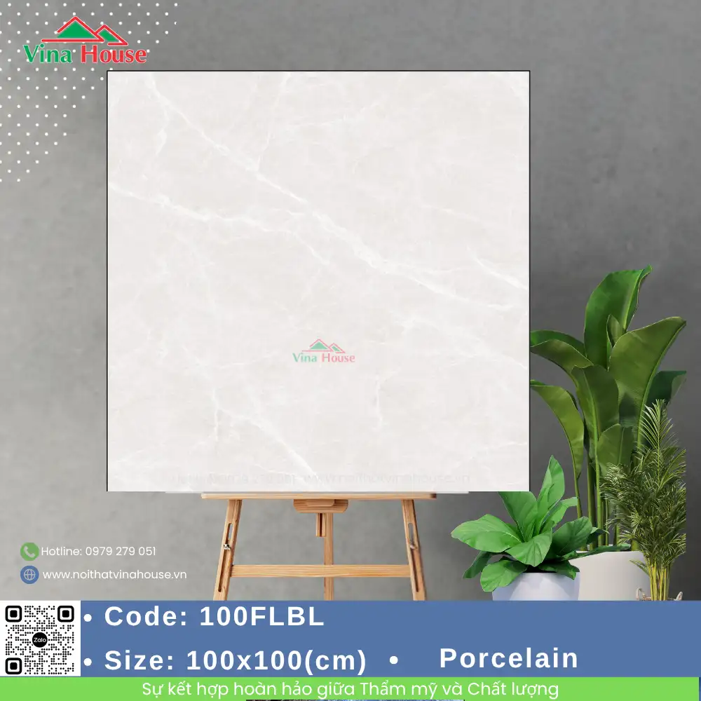 Gạch 100x100 Ấn Độ 100FLBL Matt