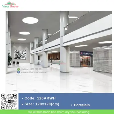 Gạch 120×120 Ấn Độ 120ARWH