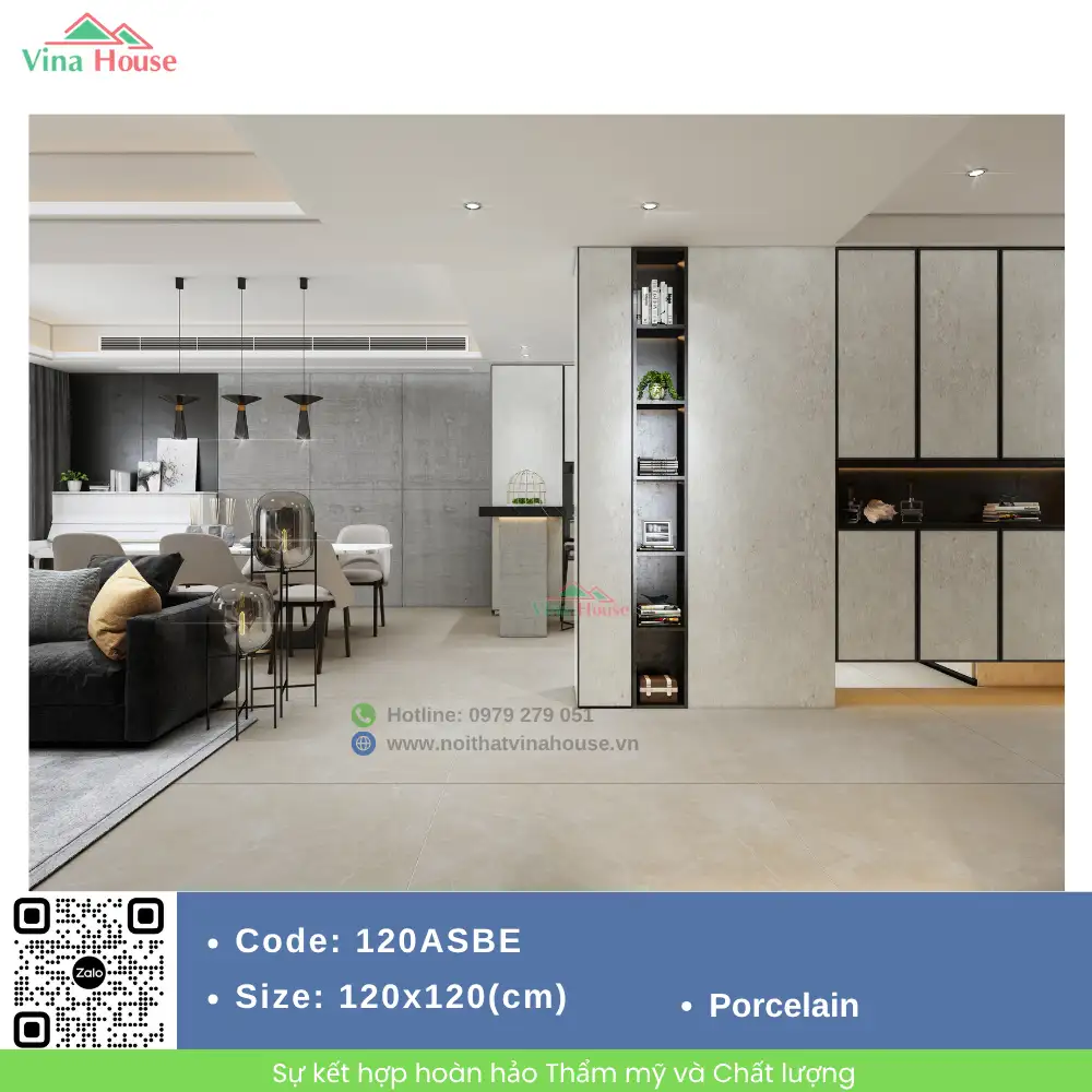 Gạch 120x120 Tây Ban Nha 120ASBE Gạch 120x120 Tây Ban Nha 120ASBE