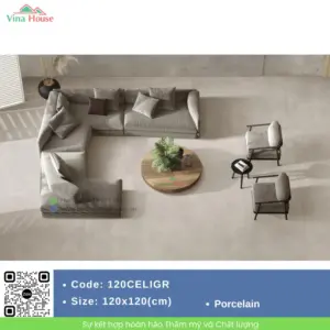 Gạch 120x120 Ấn Độ 120CELIGR