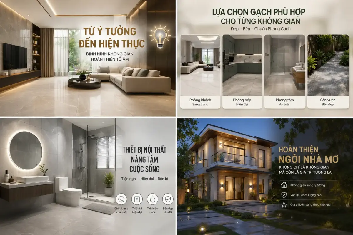 Từ Ý Tưởng Đến Hiện Thực – Hoàn Thiện Ngôi Nhà Trong Mơ