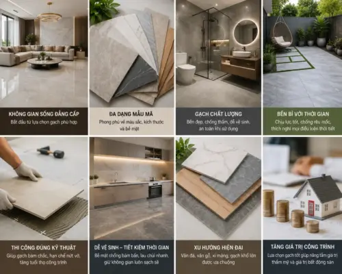 Lựa Chọn Gạch Hôm Nay – Giá Trị Thẩm Mỹ Bền Vững Mai Sau