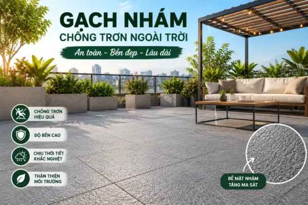 Bí Quyết Chọn Gạch Sân Thượng Bền Đẹp Theo Thời Gian