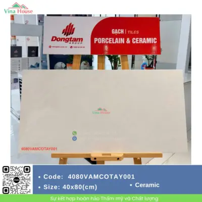 Gạch 40×80 Đồng Tâm 4080VAMCOTAY001