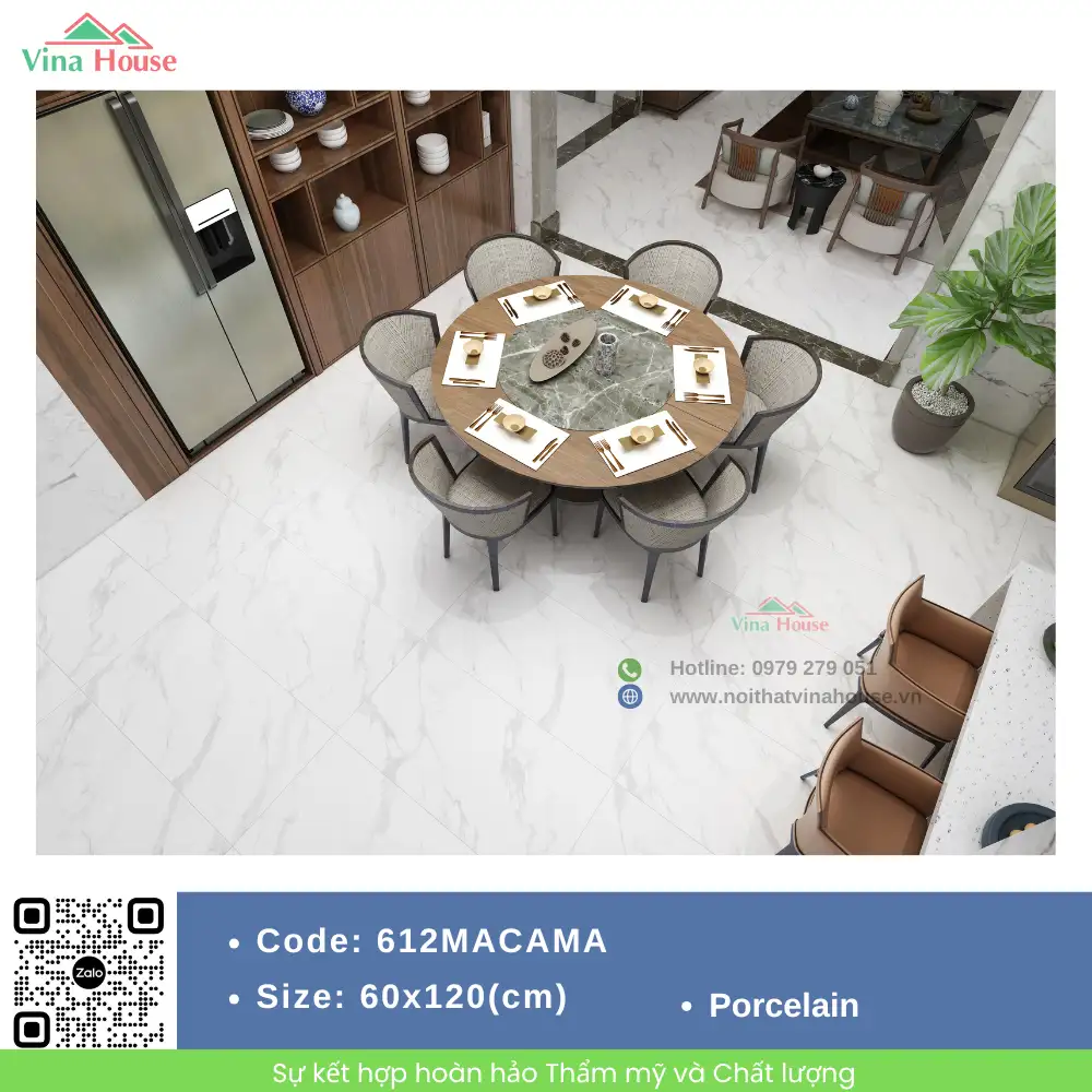 Gạch 60x120 Ấn Độ 612MACAMA Gạch 60x120 Ấn Độ 612MACAMA