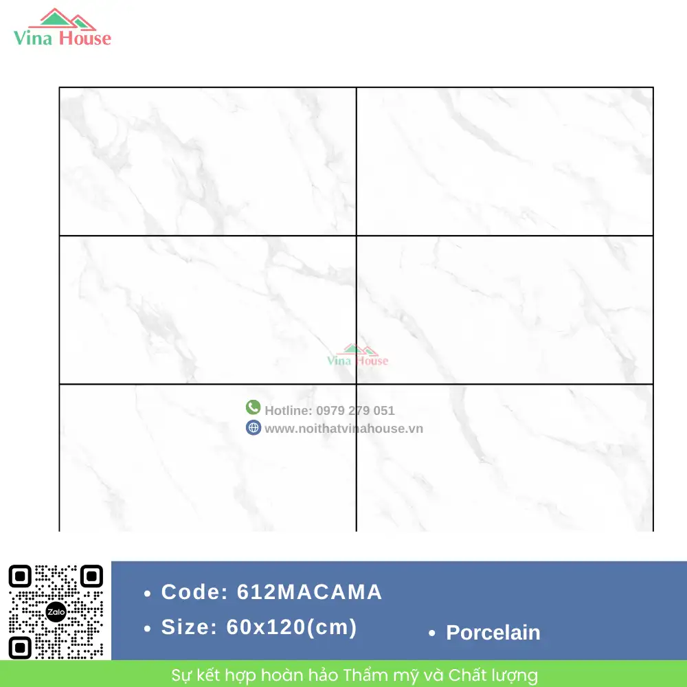Gạch 60x120 Ấn Độ 612MACAMA