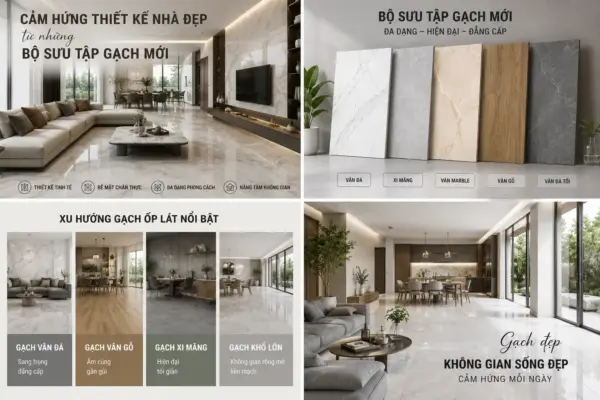 Cảm Hứng Thiết Kế Nhà Đẹp Từ Những Bộ Sưu Tập Gạch Mới