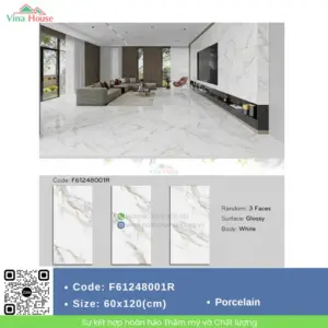Gạch 60x120 Mikado F61248001R Bóng