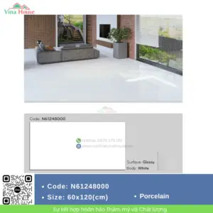 Gạch 60x120 Mikado N61248000 Bóng
