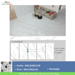 Gạch 60x120 Mikado N61248011R Bóng