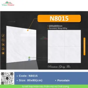 Gạch 80x80 NPG N8015 đá bóng kính