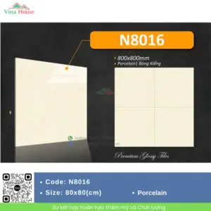 Gạch 80x80 NPG N8016 đá bóng kính