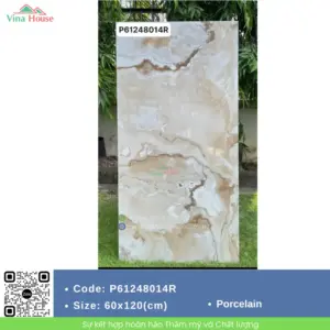 Gạch 60x120 Mikado P61248014R Bóng
