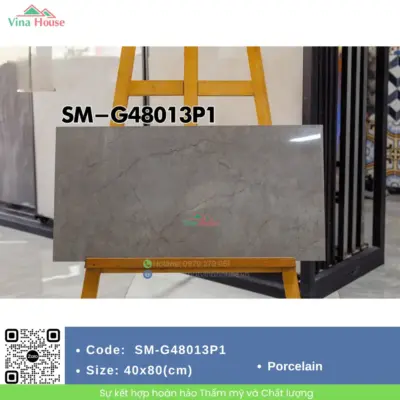Gạch ốp tường 40×80 Việt Ý SM-G48013P1