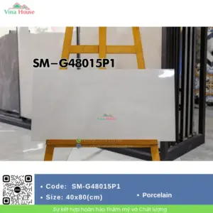Gạch ốp tường 40x80 Việt Ý SM-G48015P1