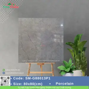 Gạch ốp lát 80x80 Việt Ý SM-G88013P1 Bóng