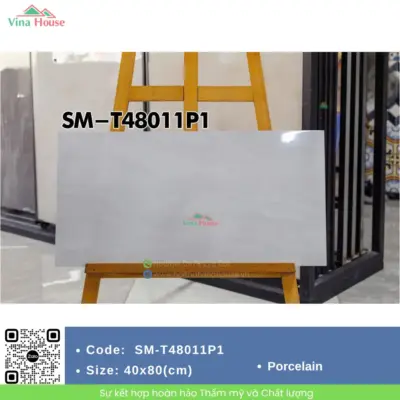 Gạch ốp tường 40×80 Việt Ý SM-T48011P1